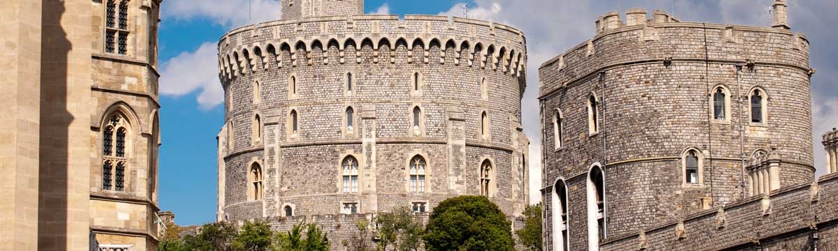 A view of the towers at Windsor Castle. Image courtesy Doug Harding