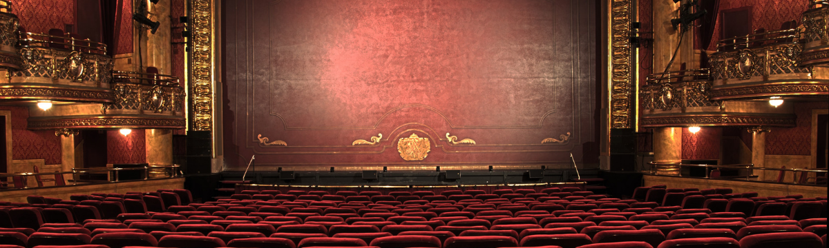 Jumbotron - theatre stage from dress circle