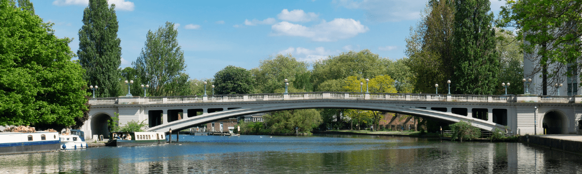 Reading Bridge over the River Thames at Reading