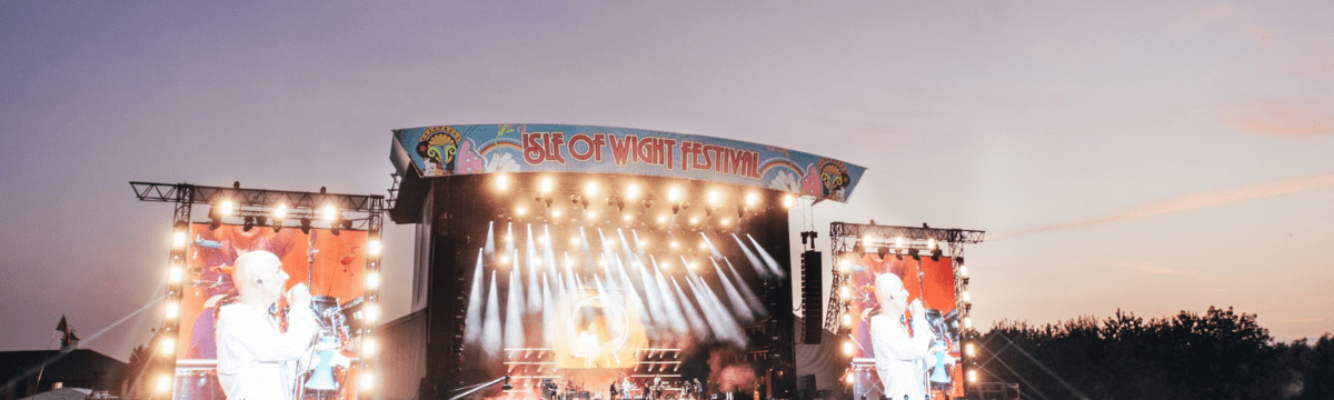 Isle of white festival stage