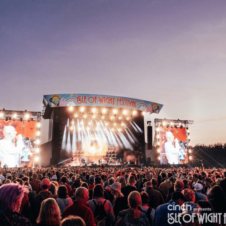 Isle of white festival stage