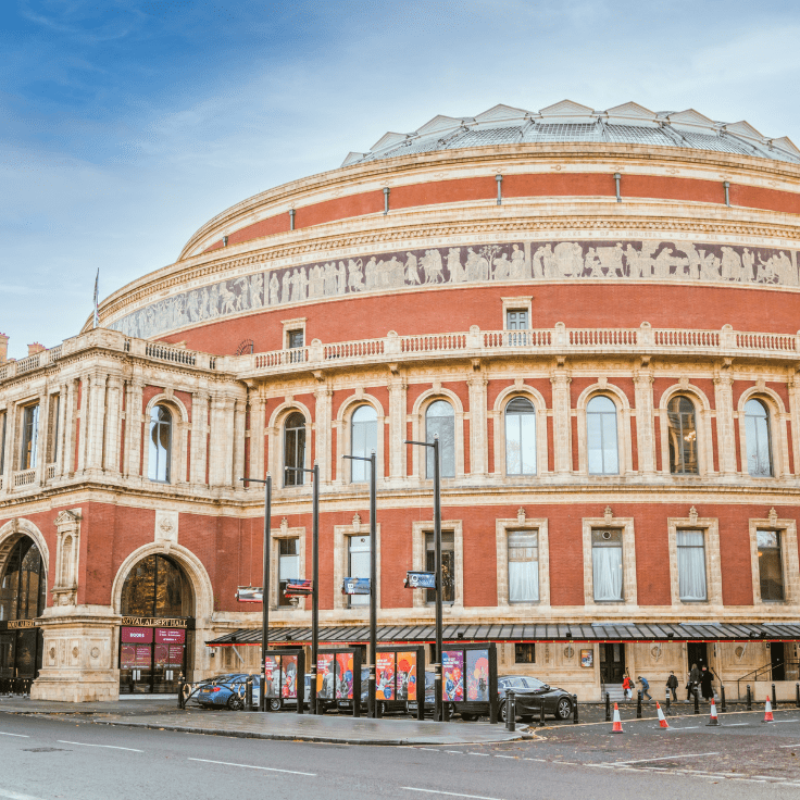 Outside view of Royal Albert Hall