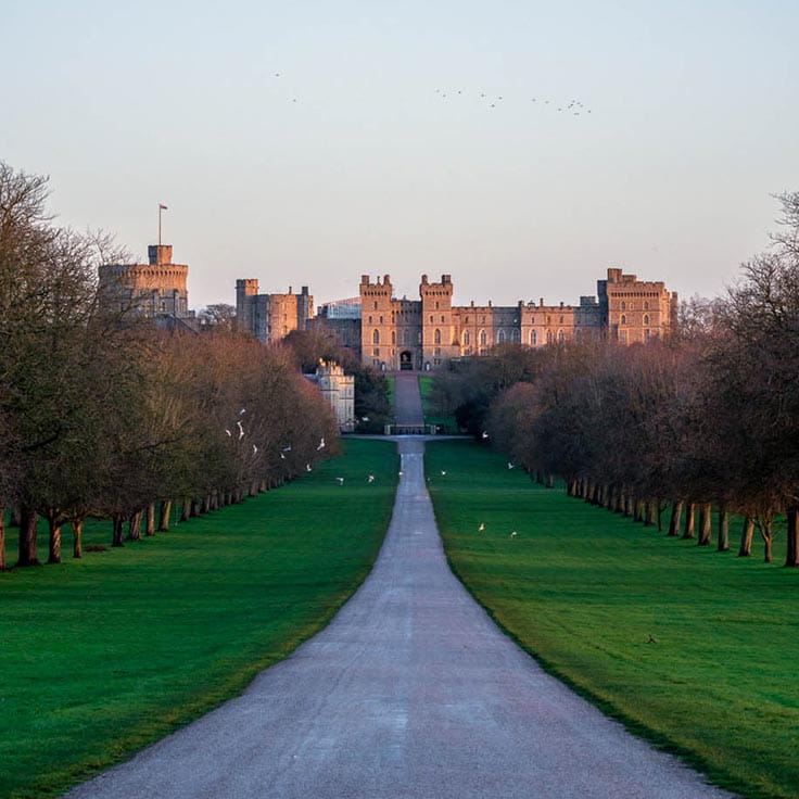 Windsor Castle and the Long Walk
