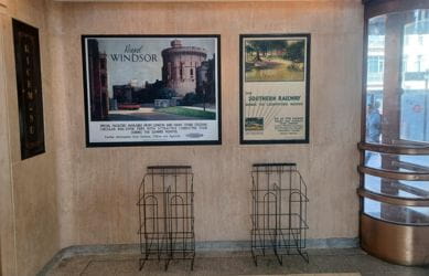 Travertine marble restoration completed at Richmond station - South Western Railway