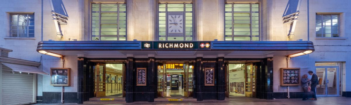 Richmond (London) Station after the restoration
