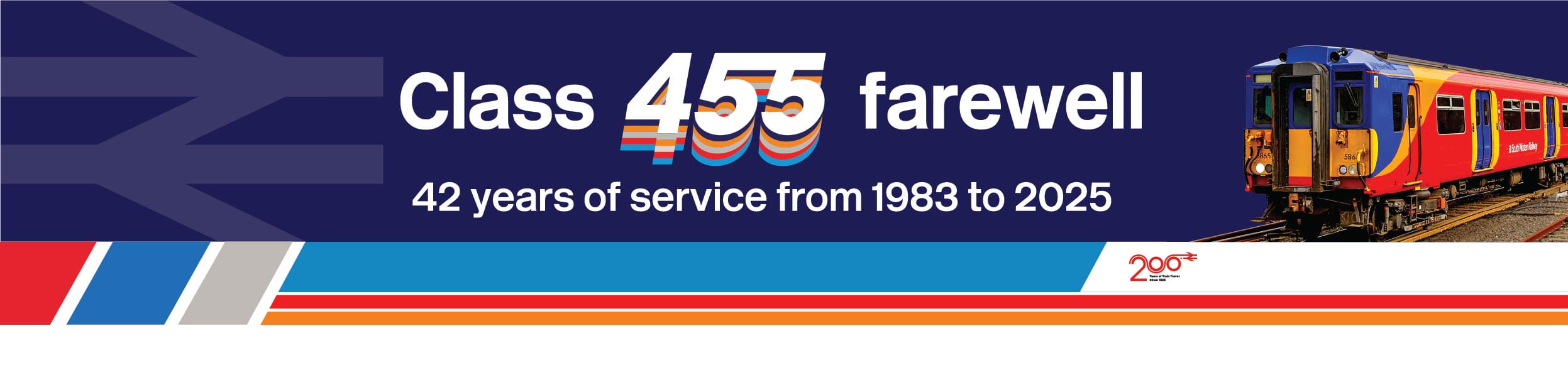 Class 455 farewell - 42 years of service from 1983 to 2025