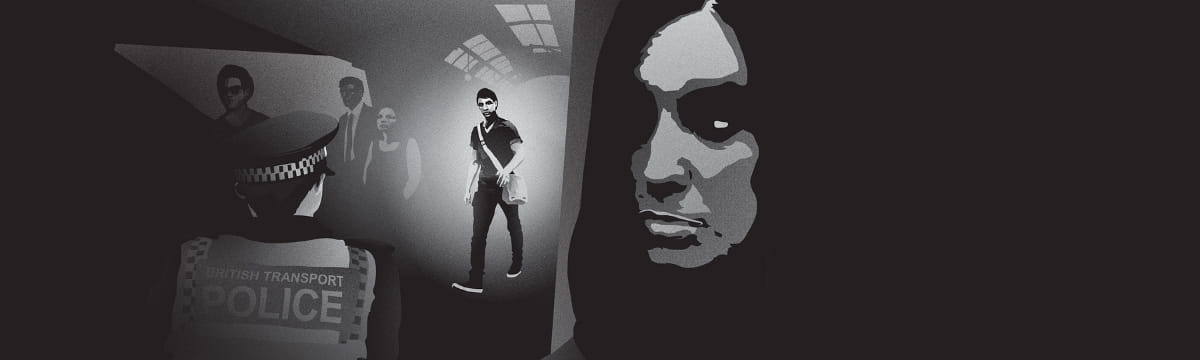 See It. Say It. Sorted - if you see anything suspicious whilst travelling on the South Western Railway network or at stations contact the British Transport Police