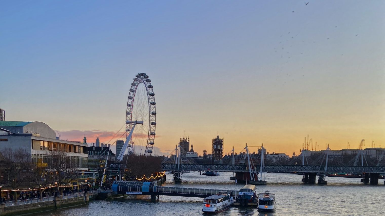The Tate Modern, as seen from the north bank of the Thames
