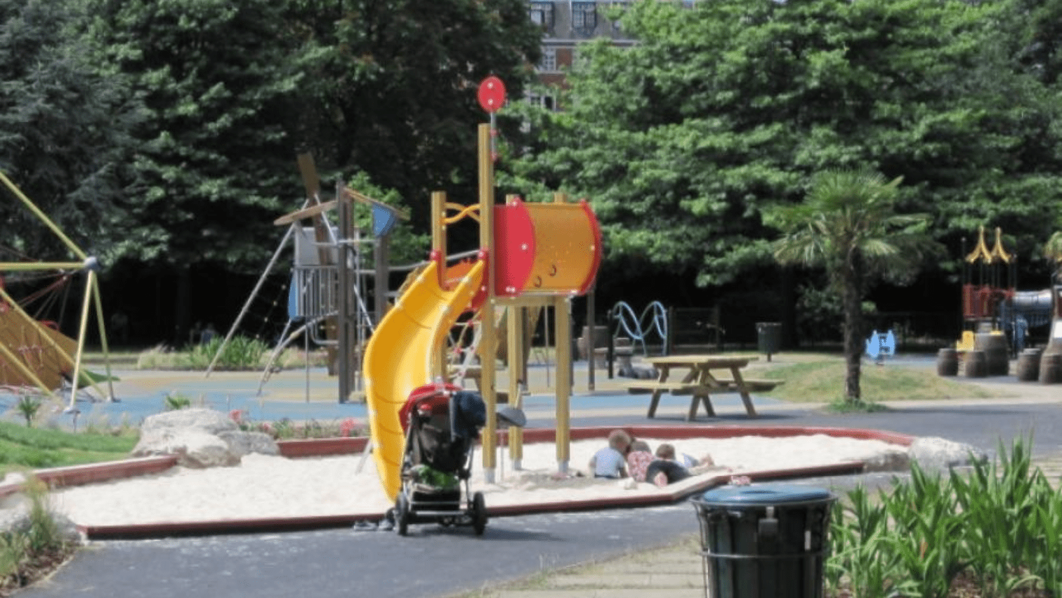 A playground at Archbishop's Park