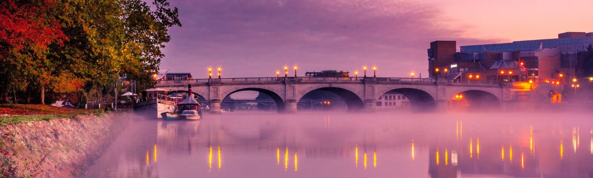 Kingston upon Thames bridge in South West London - great place for a 48 hour escape