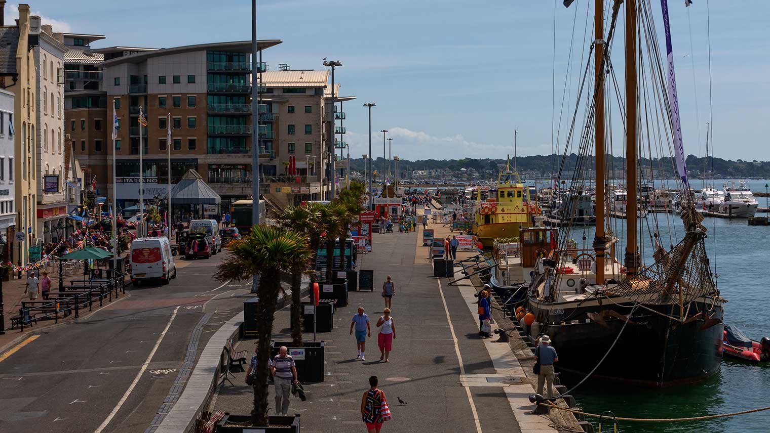 Poole quayside