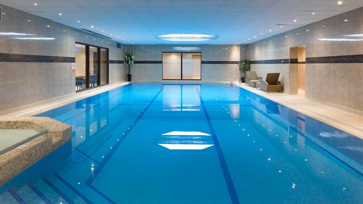 The pool at Bluewater Spa