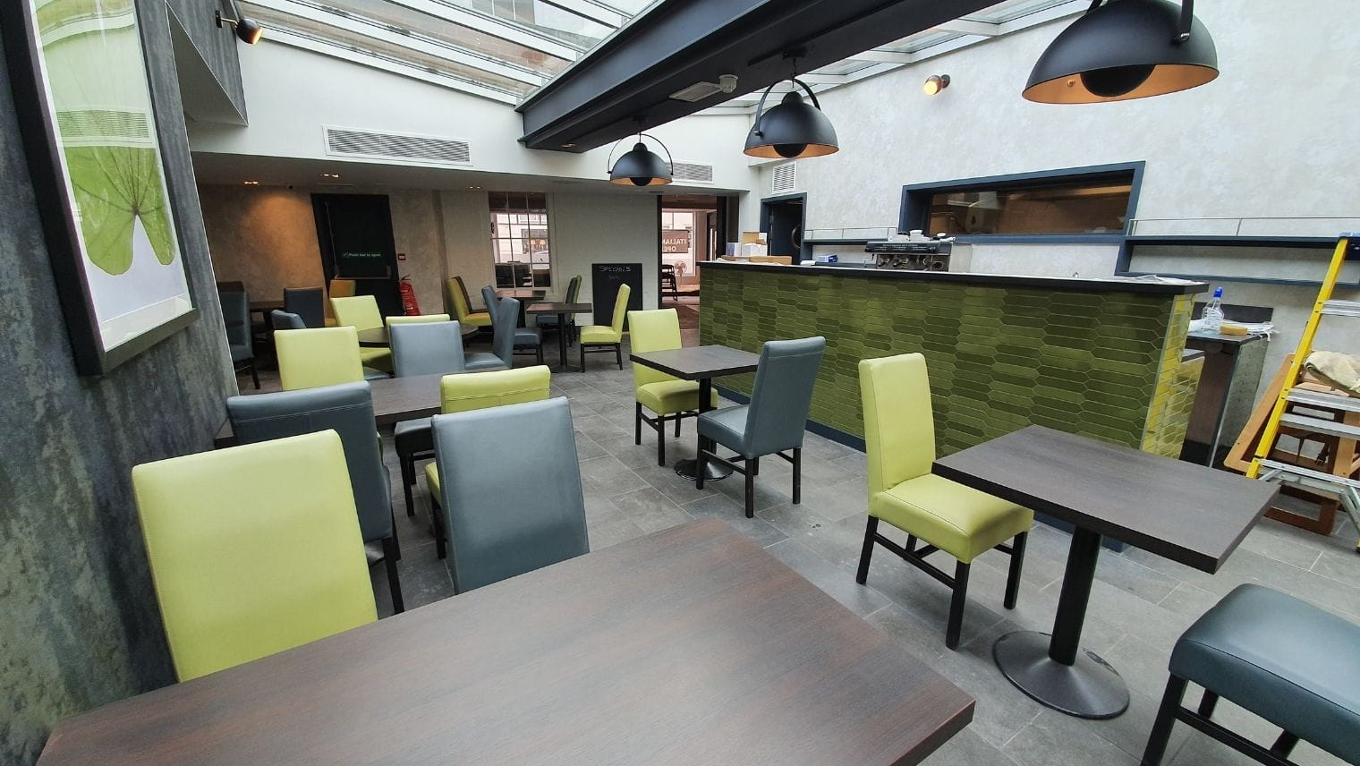 Interior of La Cucina restaurant