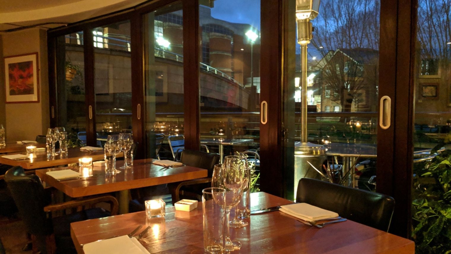 Interior of the London Street Bistro