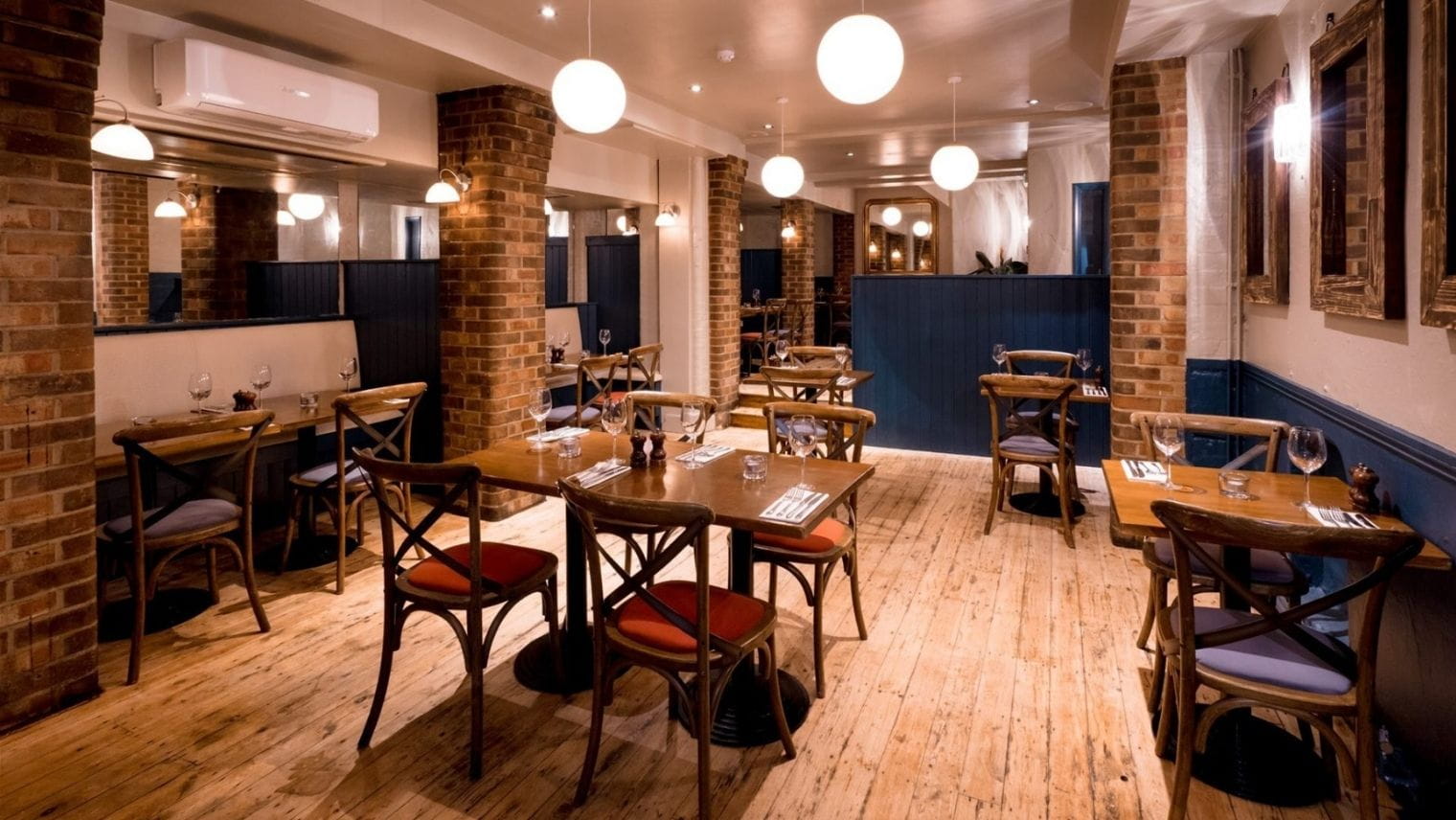 Interior of Valpy bar and restaurant