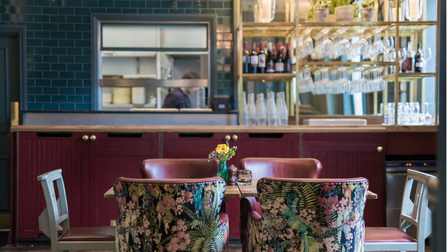 Interior of the Queen's Hotel and Pub in Primrose Hill