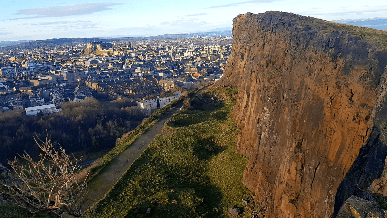 View of Holyrood from Holyrood Park
