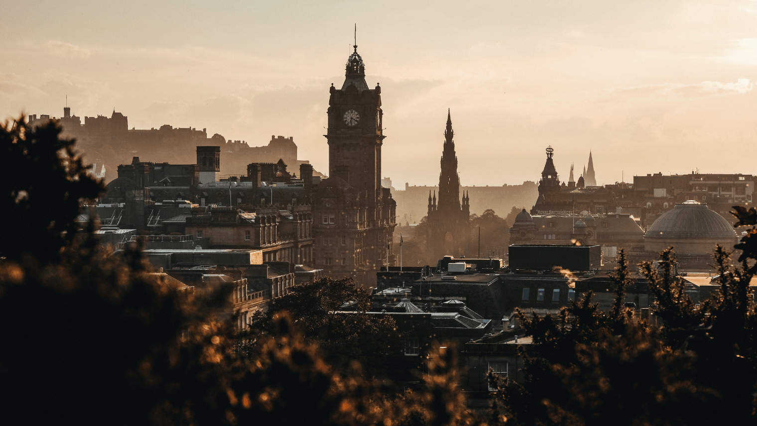Image of a view of Edinburgh from Caulton, Hill 