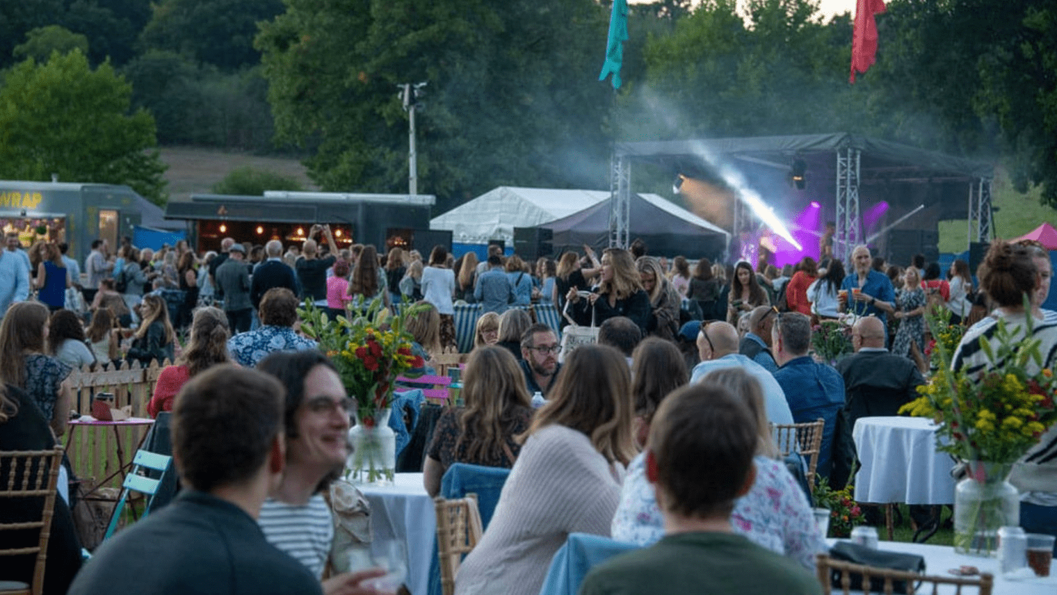 Surrey Gin Fest crowd at the festival