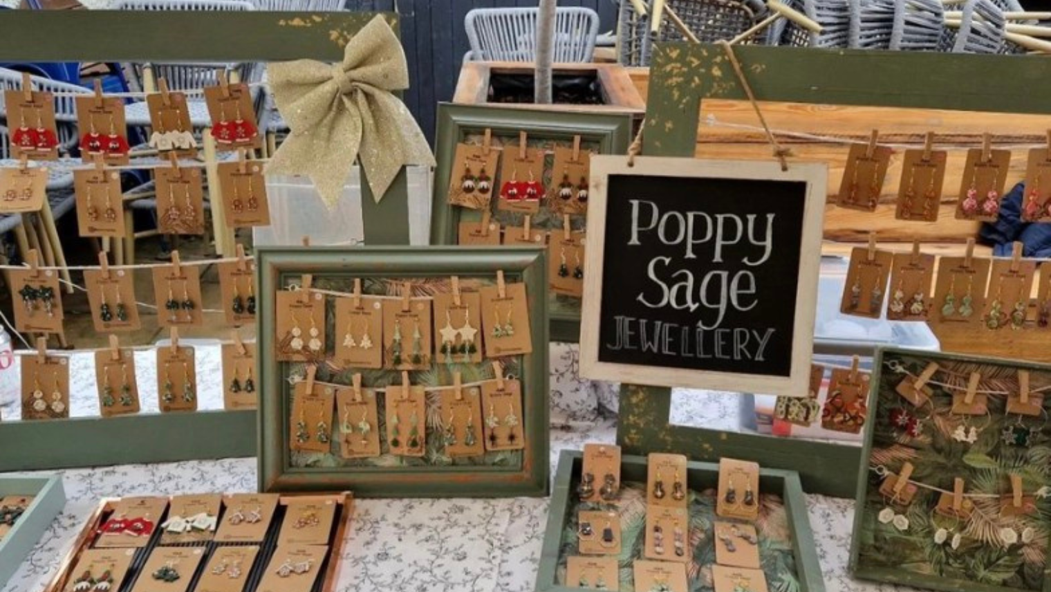 Surrey Gin Fest jewellery stall 