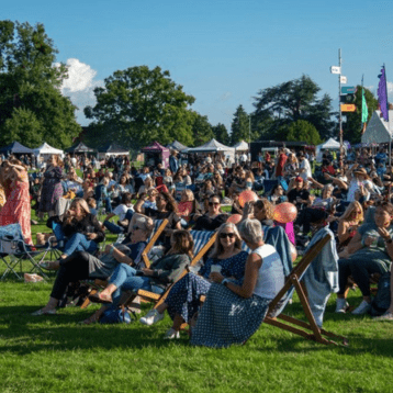 Surrey Gin Fest crowd at the festival