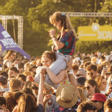 A crowd at Summer Social