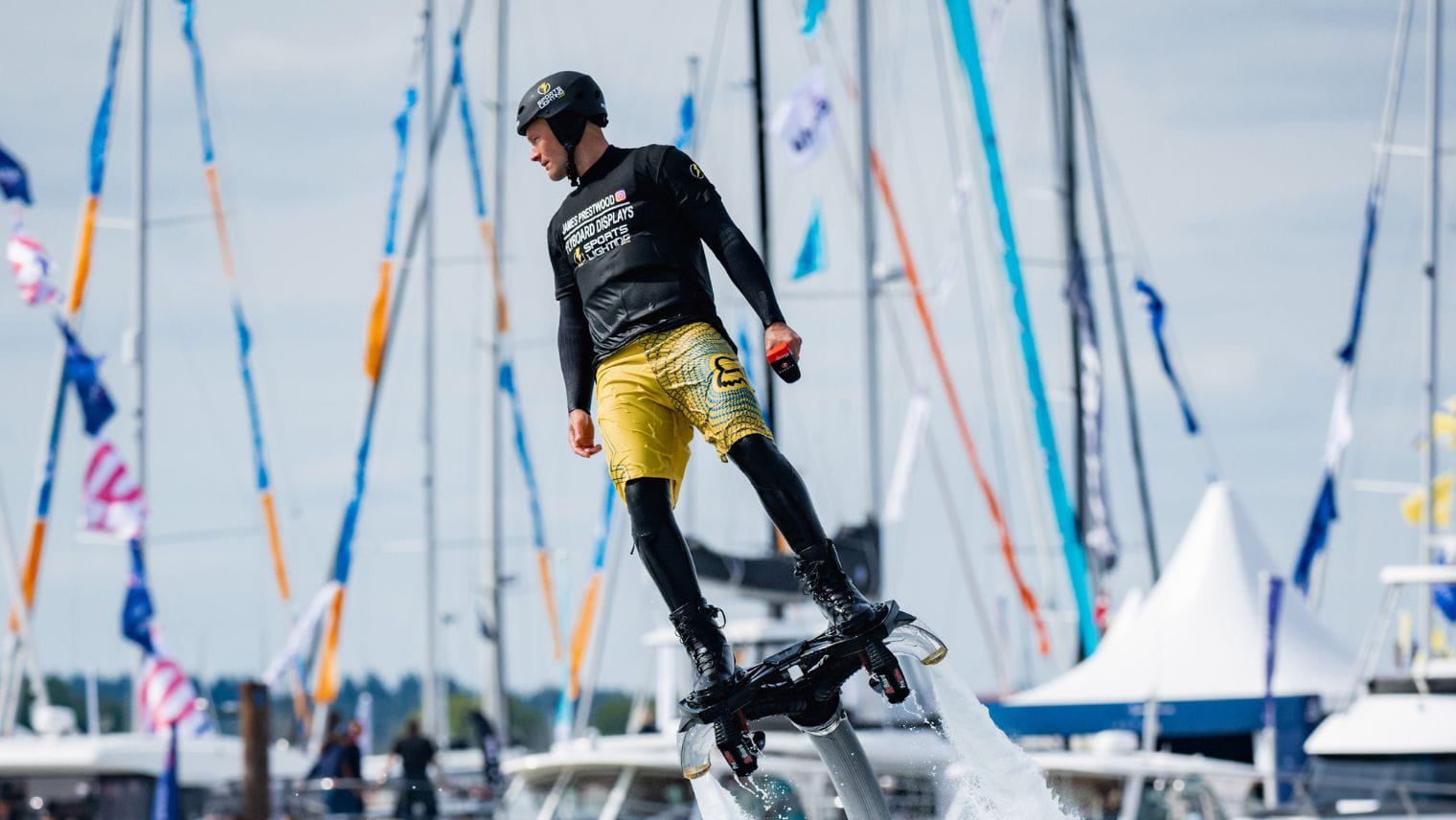 Boat competition at Southampton Boat Show