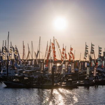 Boats at Southampton Boat Show