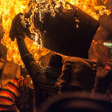Tar Barrels at Ottery St Mary
