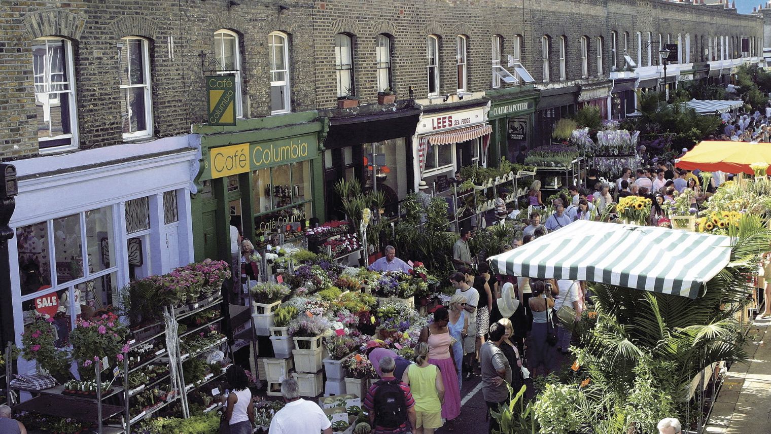 Columbia road flower market London
