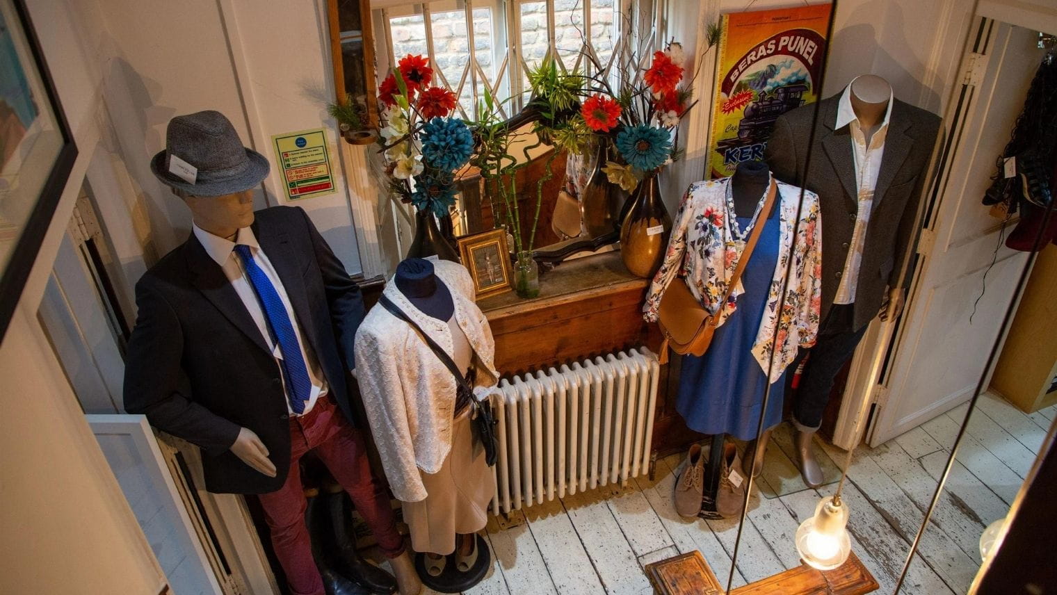 Interior of Wandsworth Oasis charity shop