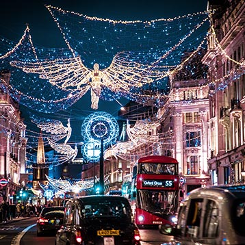 West End Christmas lights