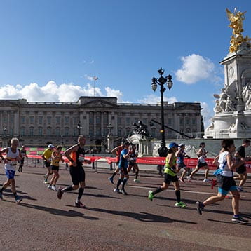 London Marathon Buckingham Palace