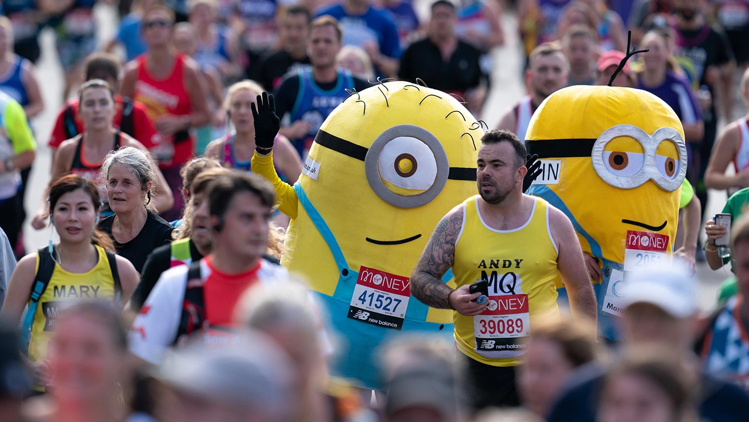 London Marathon runners