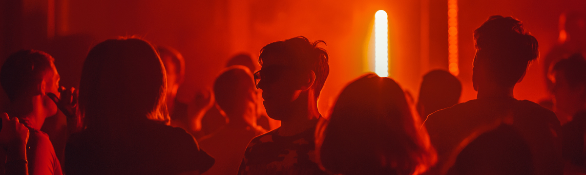 People in a nightclub