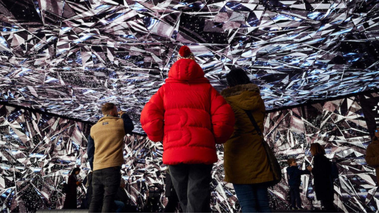 crystal art installation 