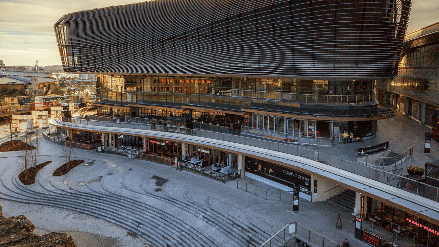 An outside view of Southampton's West Quay  shopping centre 