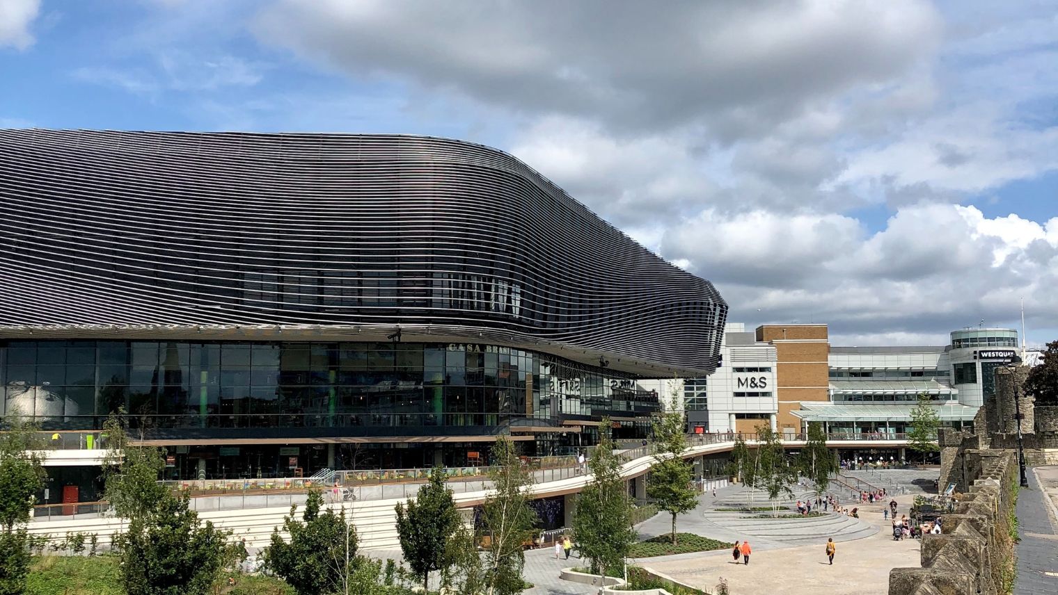 Westquay shopping centre in Southampton, Hampshire