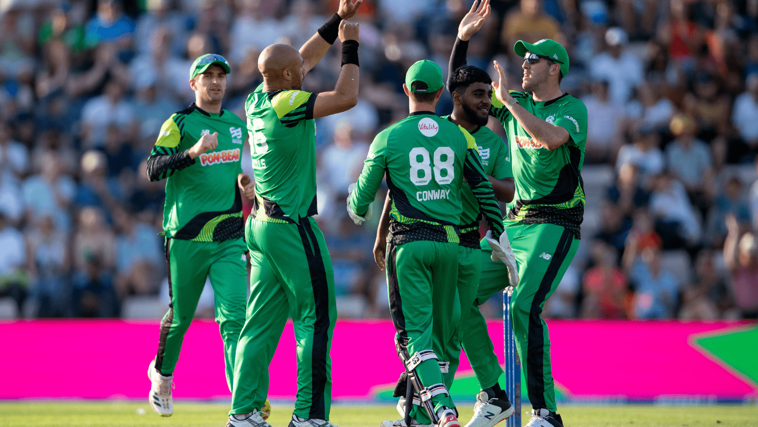 A cricket match at Utilita Bowl
