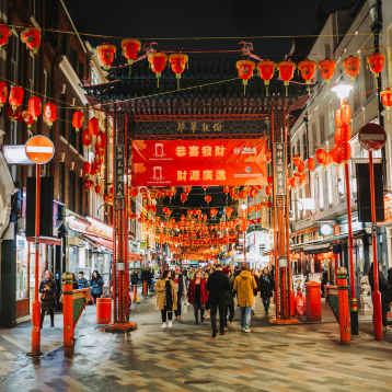 An image of Chinatown in London