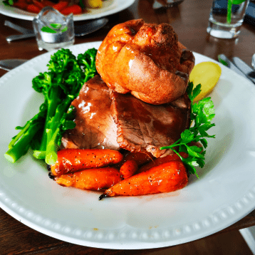 A roast dinner