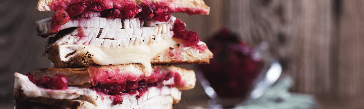 Christmas burger with chicken 