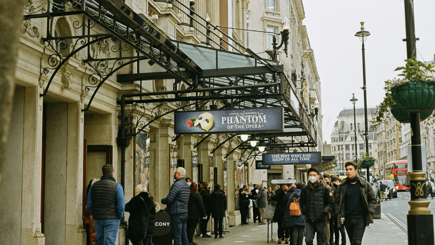 Phantom of the Opera theatre show sign