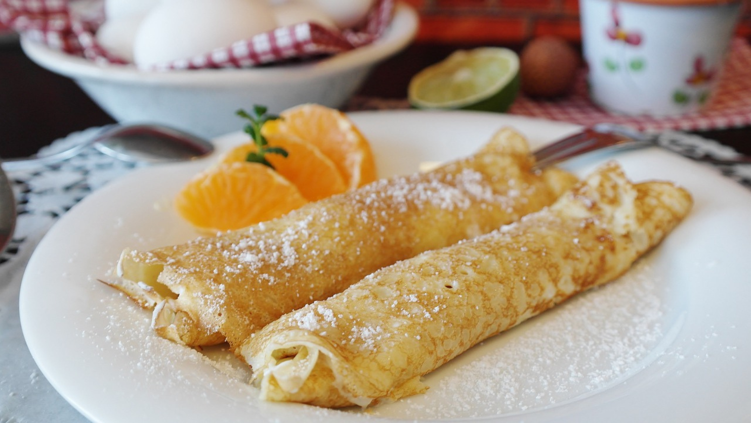 Lemon and orange Pancakes