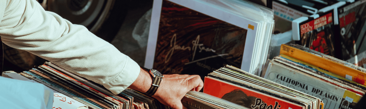 Flea market goods for sale