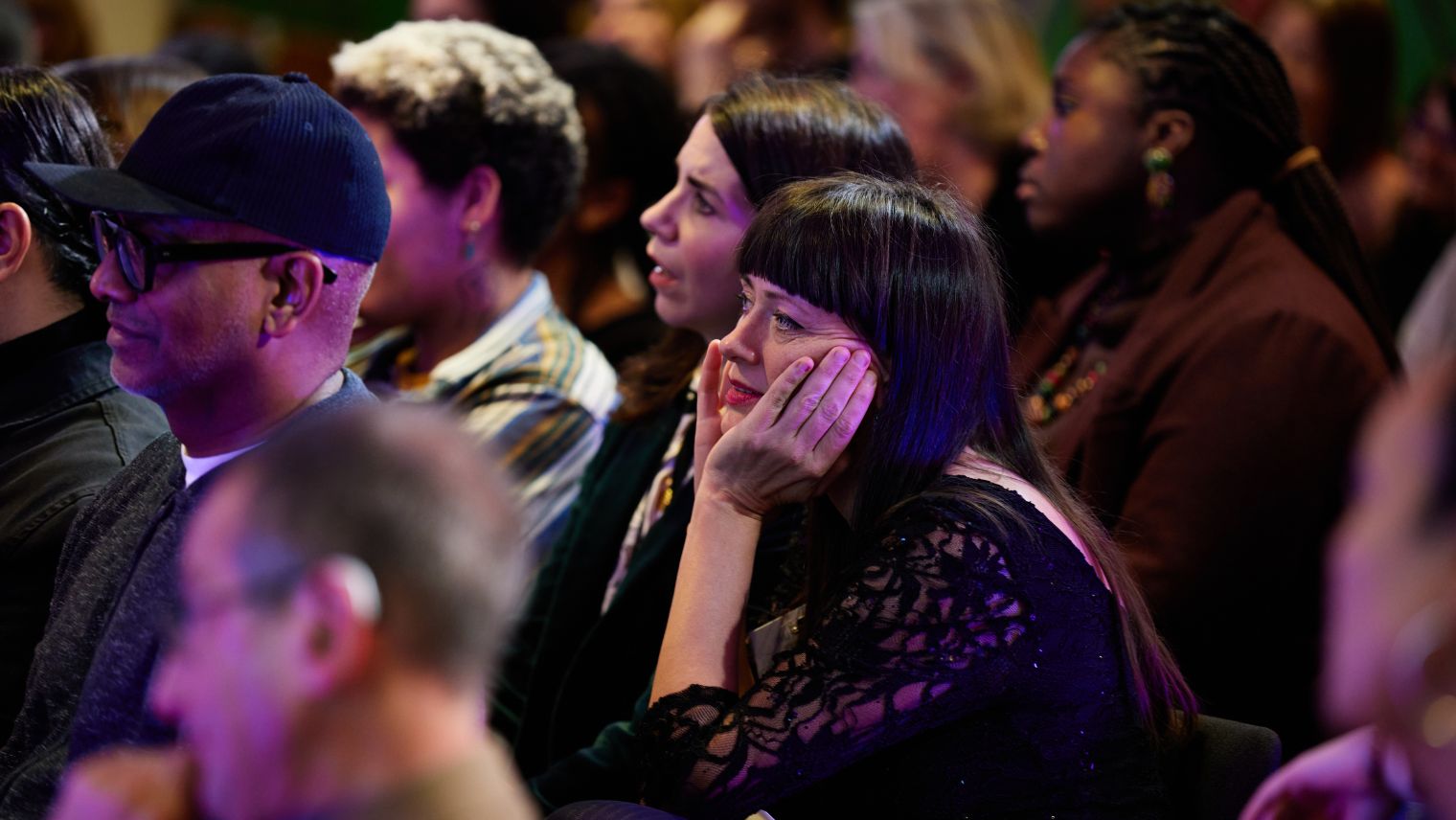 People enjoying the Southbank London Literature Festival