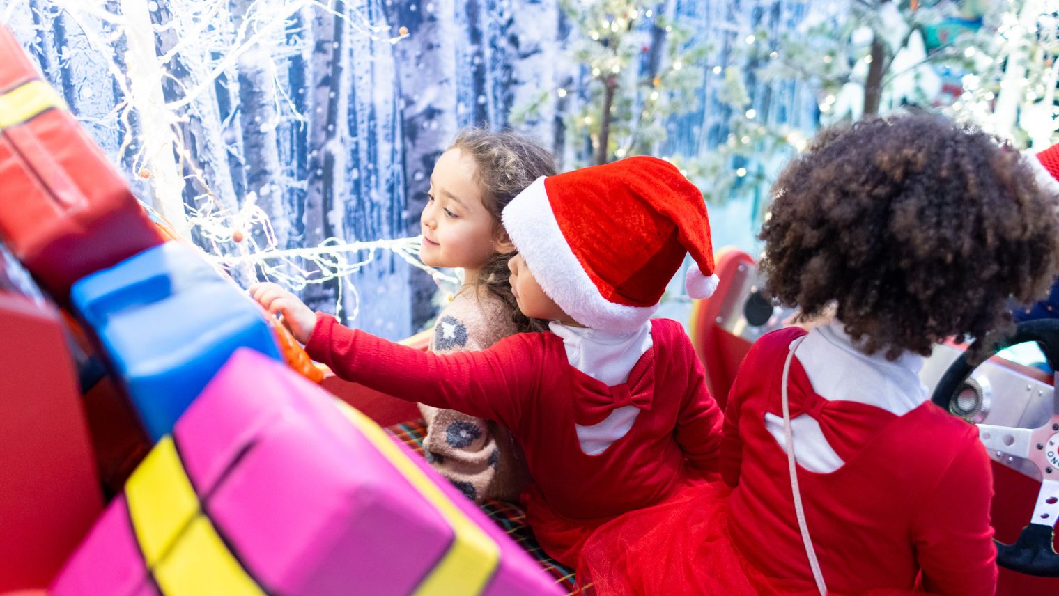 Kids at London Transport museum