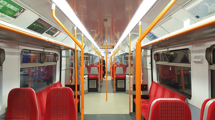 Interior of Class 456train