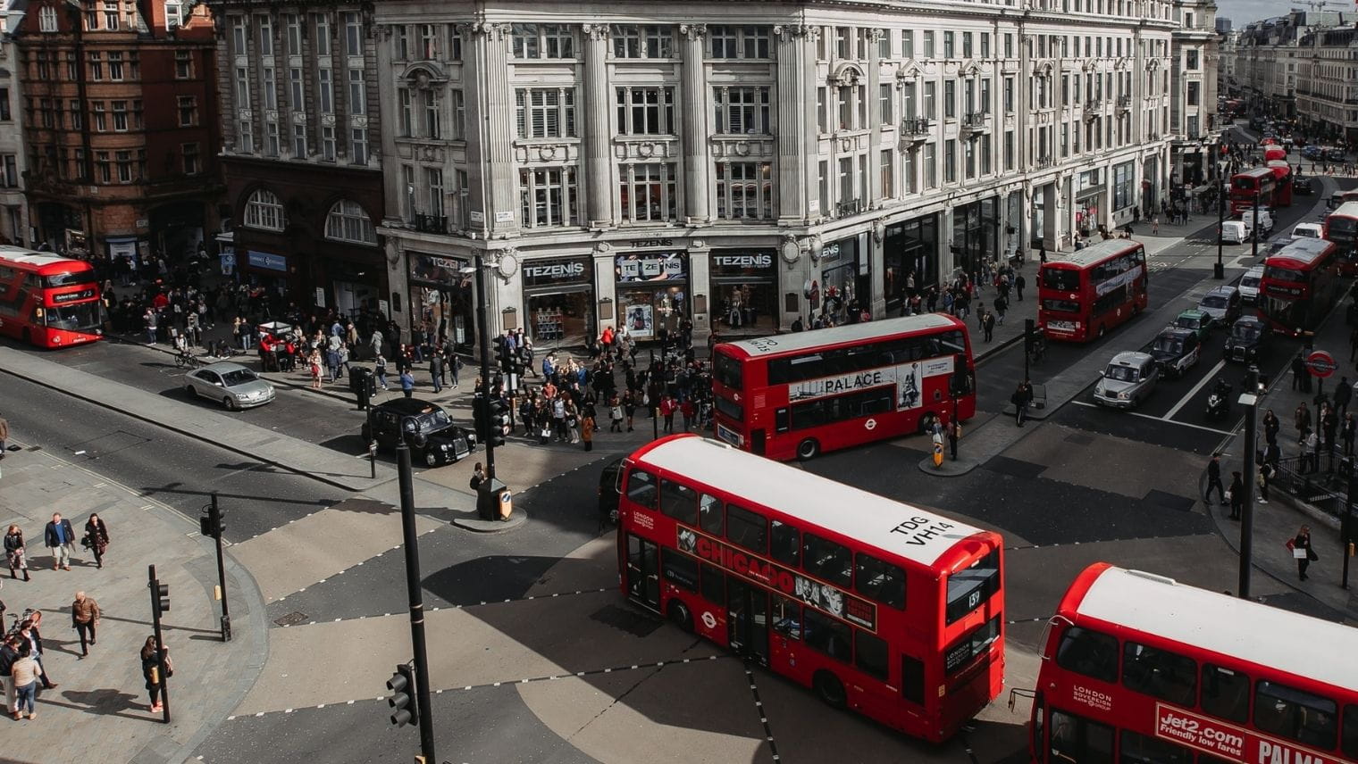 Oxford Circus pedestrian crossing