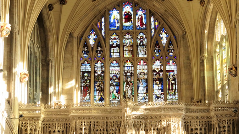 Body Image - a view of the Great Screen at Winchester Cathedral